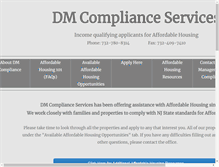 Tablet Screenshot of dmcompliance.net